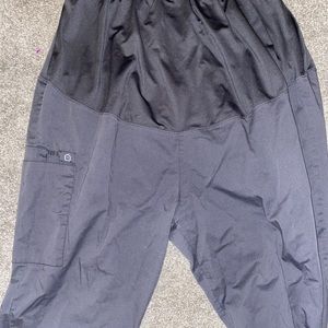 Wonderwink maternity scrub pants XL grey